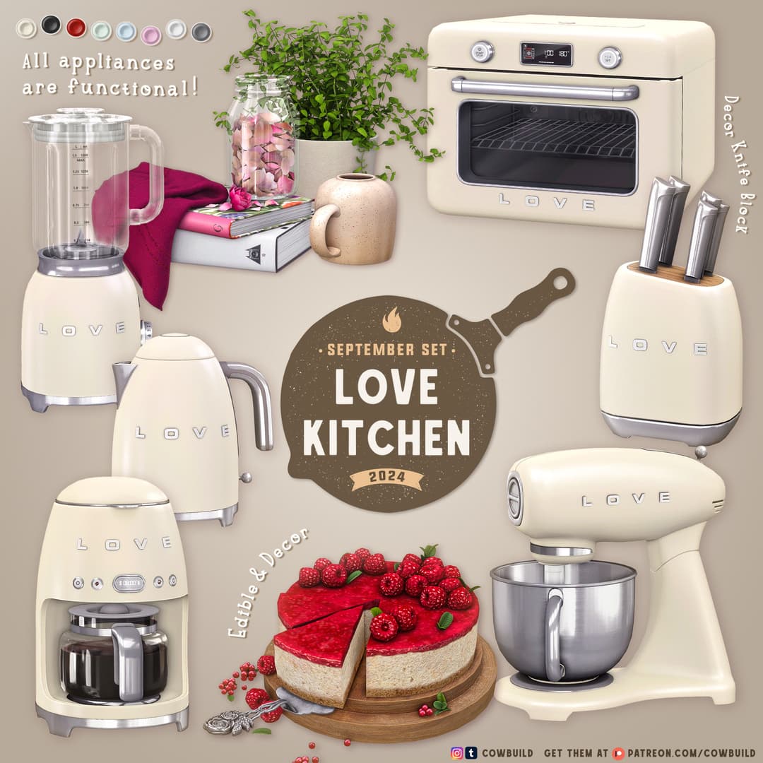 Скриншот мода Набор для кухни LOVE Kitchen